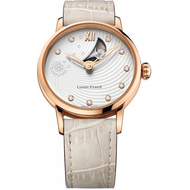 Louis Erard Emotion round Diamonds