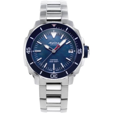 Alpina Seastrong Diver Comtesse Navy Blau