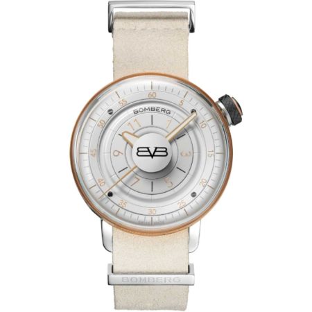 Bomberg BB-01 White & Gold Lady