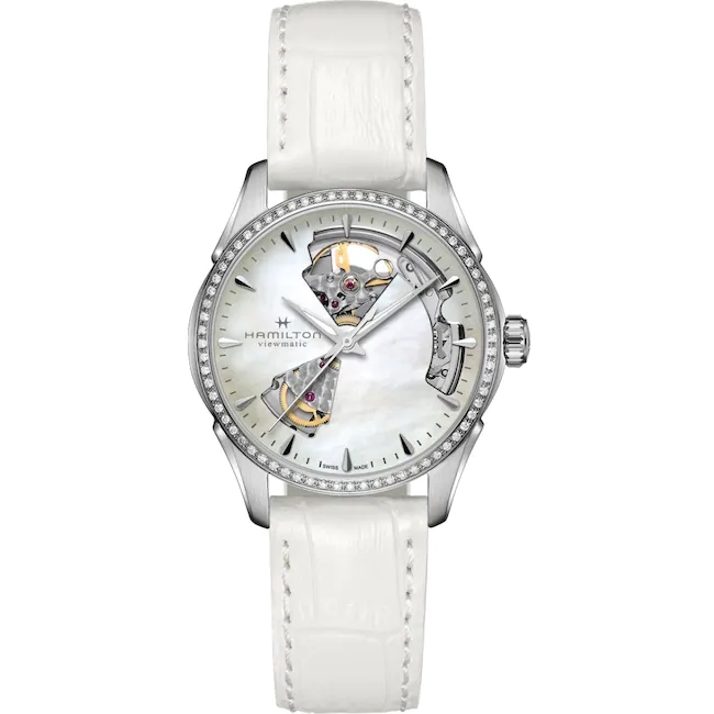 Hamilton Jazzmaster Open Heart Lady Diamonds