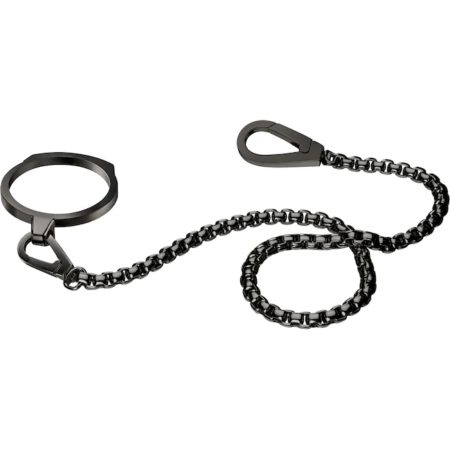 Bomberg Bolt-68 Racing Edelstahlkette & Medallion PVD Schwarz