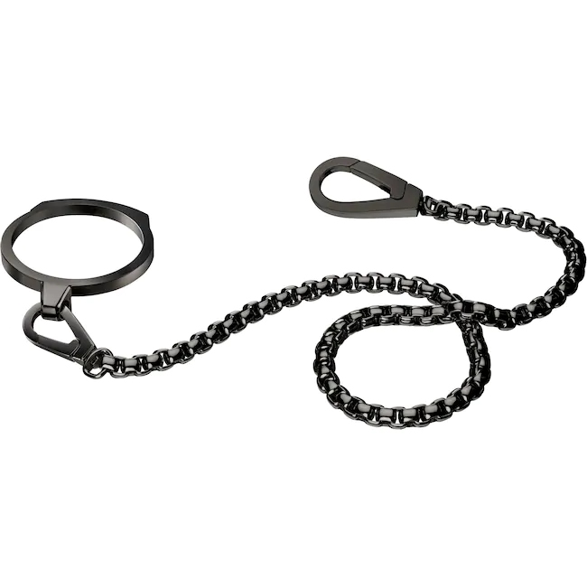 Bomberg Bolt-68 Racing Edelstahlkette & Medallion PVD Schwarz