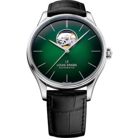 Louis Erard Héritage Open Heart Grün