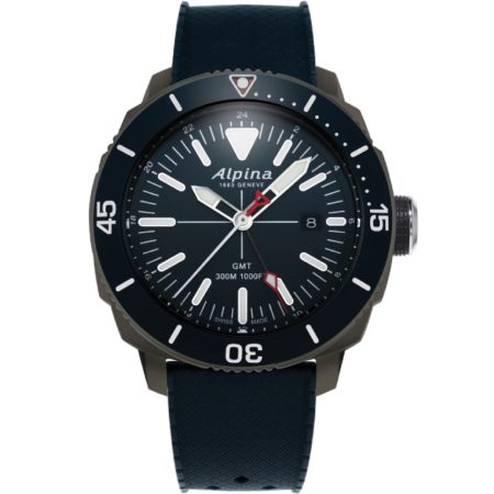 Alpina Seastrong Diver 300 GMT Blau
