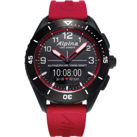 Alpina AlpinerX Alive Smartwatch Schwarz-Rot
