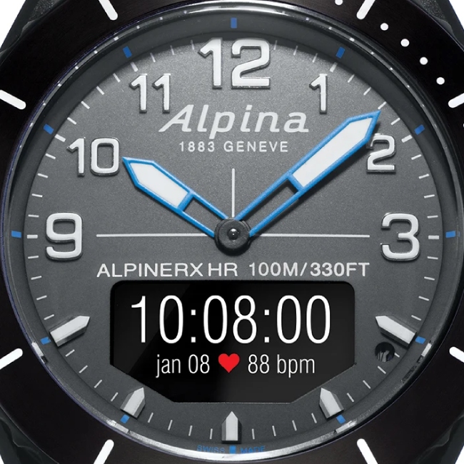 Alpina AlpinerX Alive Smartwatch Schwarz-Grau - Image 4