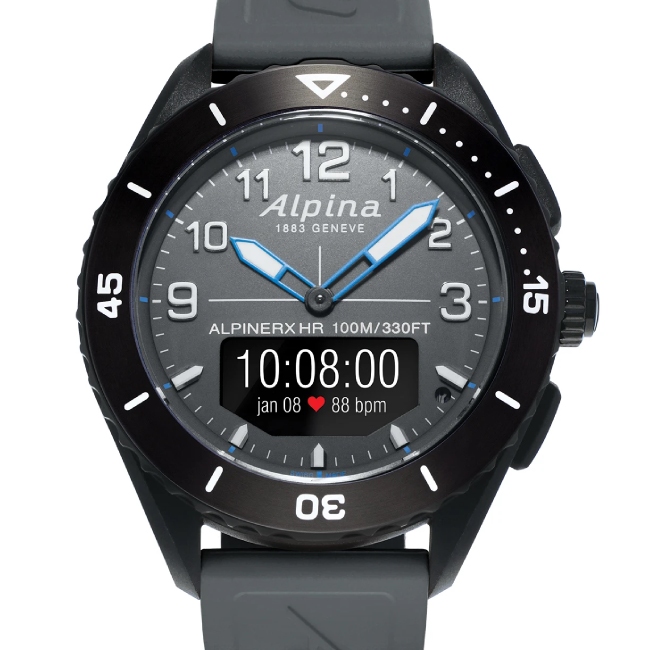 Alpina AlpinerX Alive Smartwatch Schwarz-Grau - Image 2