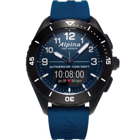 Alpina AlpinerX Alive Smartwatch Schwarz-Dunkelblau