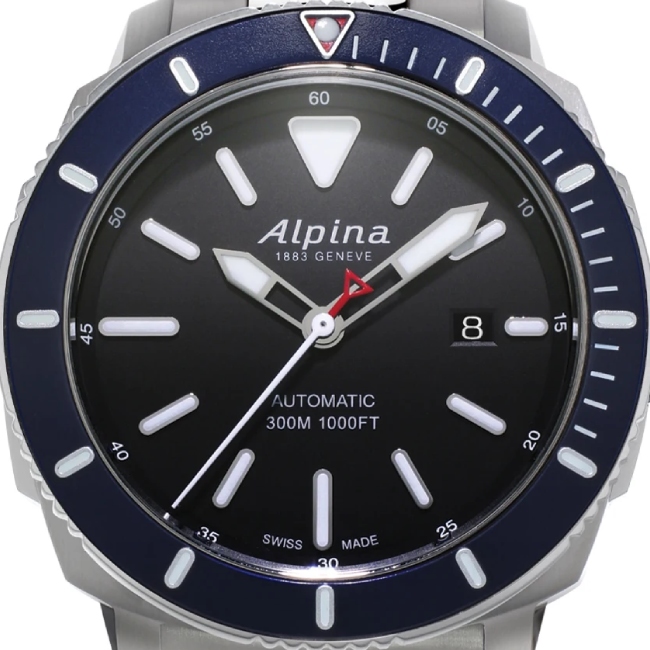 Alpina Seastrong Diver 300 Schwarz - Image 3