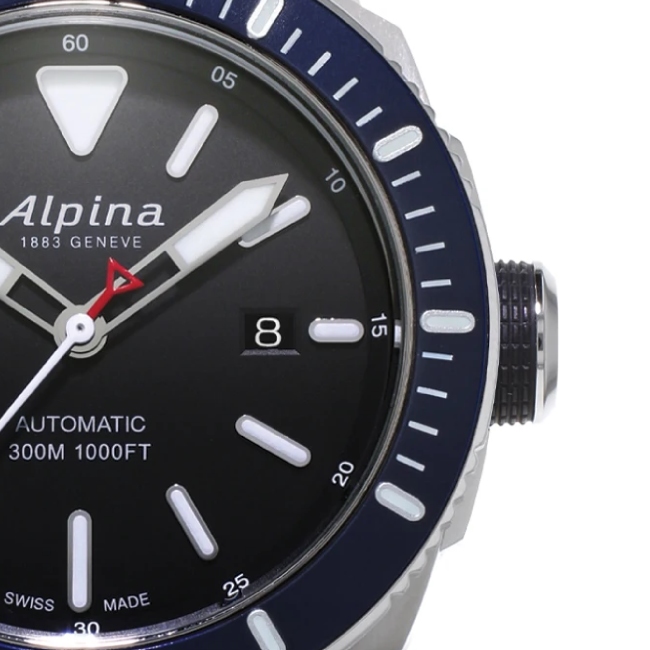 Alpina Seastrong Diver 300 Schwarz - Image 4