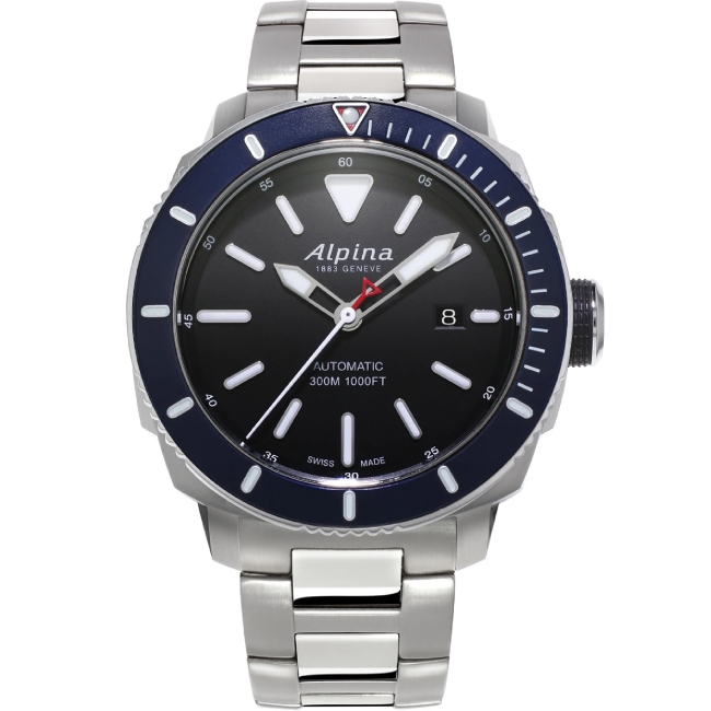Alpina Seastrong Diver 300 Schwarz