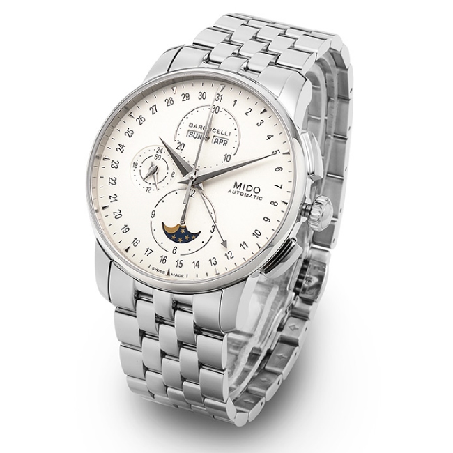 Mido Baroncelli Automatik Chronograph Moonphase – Image 4