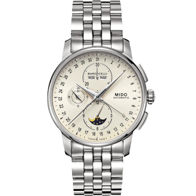 Mido Baroncelli Automatik Chronograph Moonphase