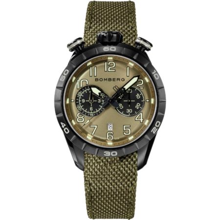 Bomberg BB-68 Green Chronograph
