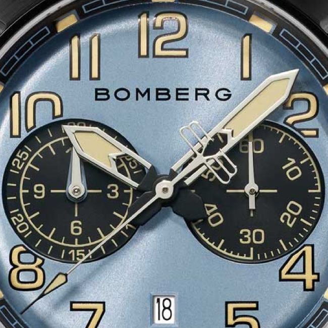 Bomberg BB-68 Dark Blue Chronograph – Image 5