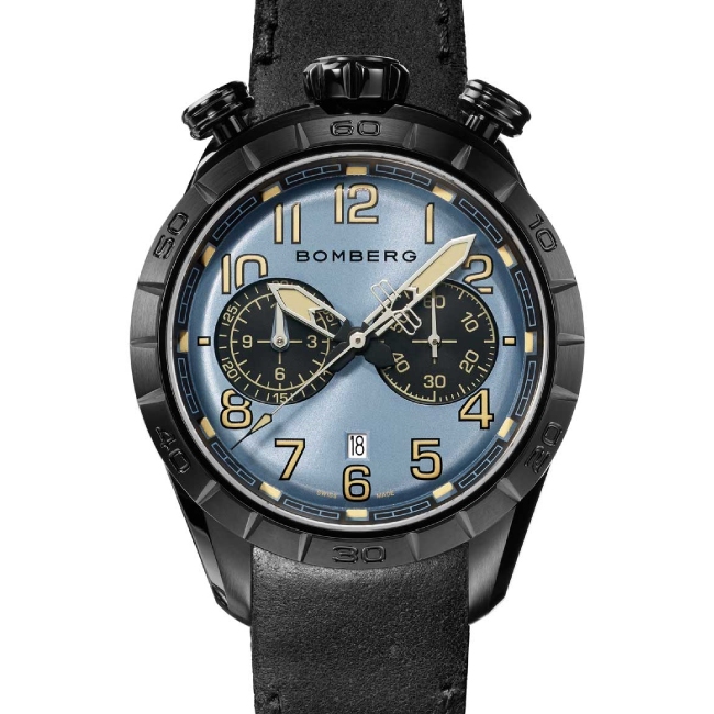 Bomberg BB-68 Dark Blue Chronograph – Image 2