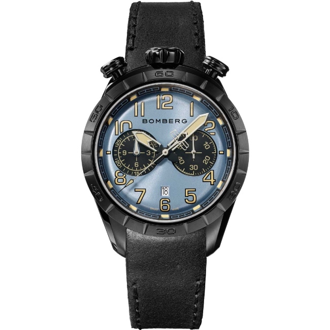 Bomberg BB-68 Dark Blue Chronograph