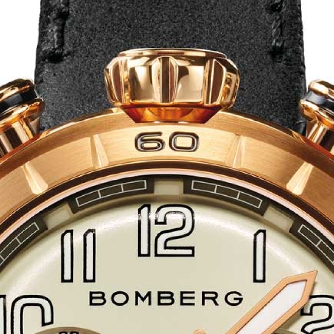 Bomberg BB-68 Gold Grey Chronograph – Bild 6