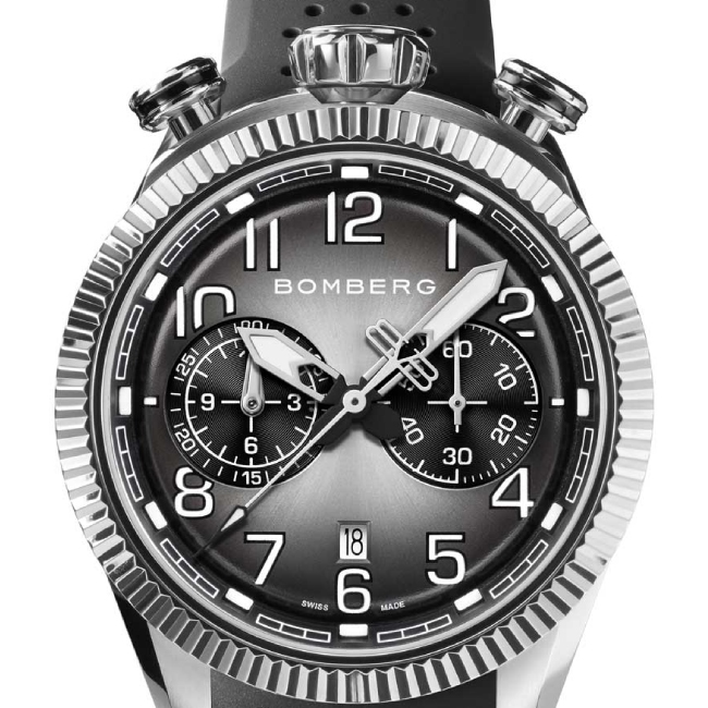 Bomberg BB-68 Smoked Black Chronograph - Image 3