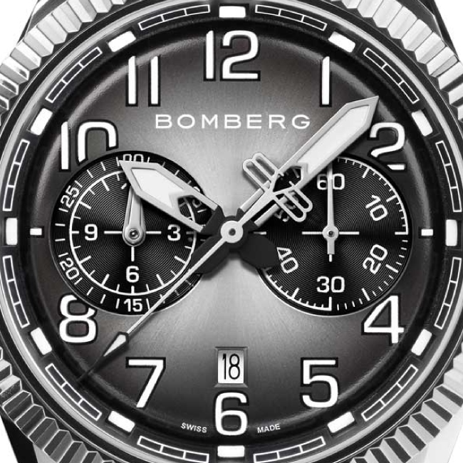 Bomberg BB-68 Smoked Black Chronograph - Image 4