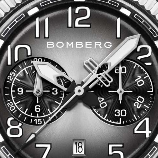 Bomberg BB-68 Smoked Black Chronograph - Image 5