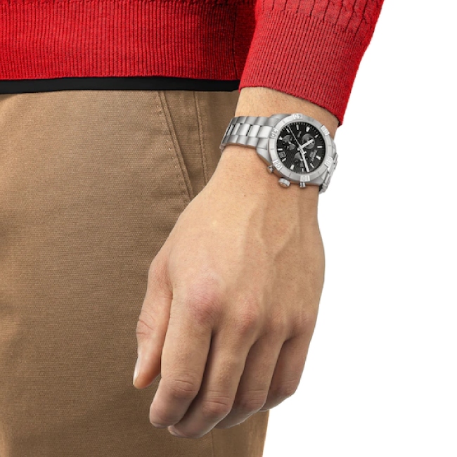 Tissot PR 100 Sport Gent Chronograph Schwarz - Image 6