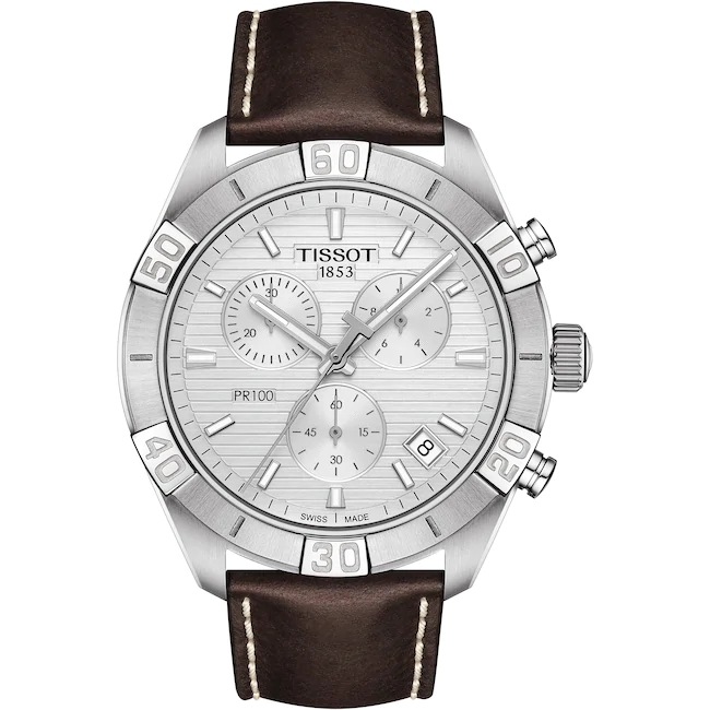 Tissot PR 100 Sport Gent Chronograph Leder braun