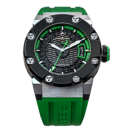 Rebellion Predator S 3 HandsTitanium / Ceramic / Green
