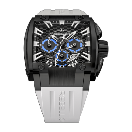 Rebellion RE1 2.0 ChronographBlack DLC Titanium / White