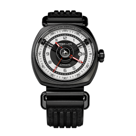 Rebellion Twenty-One 3 HandsBlack PVD Steel / White